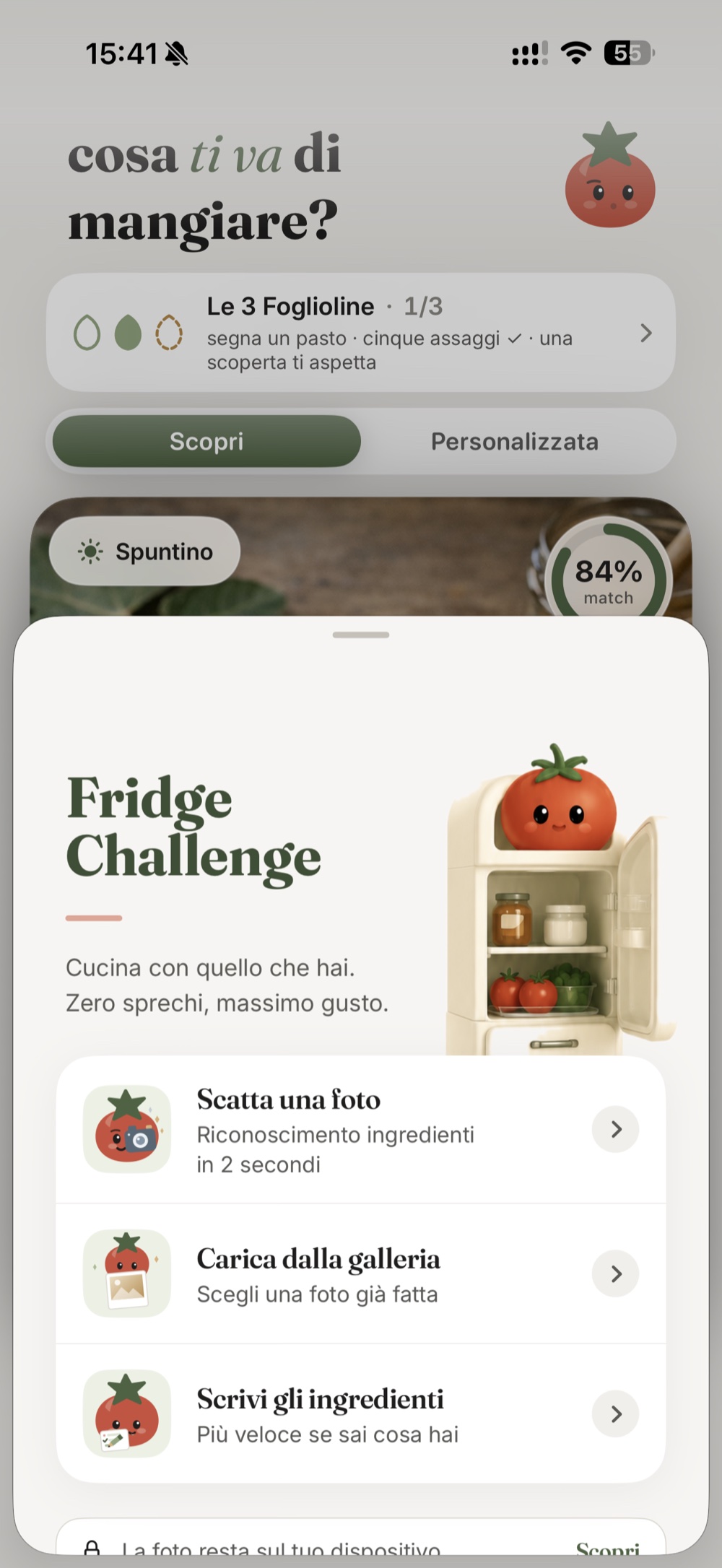 Gusto, Fridge Challenge: scatta una foto al frigo o scrivi gli ingredienti